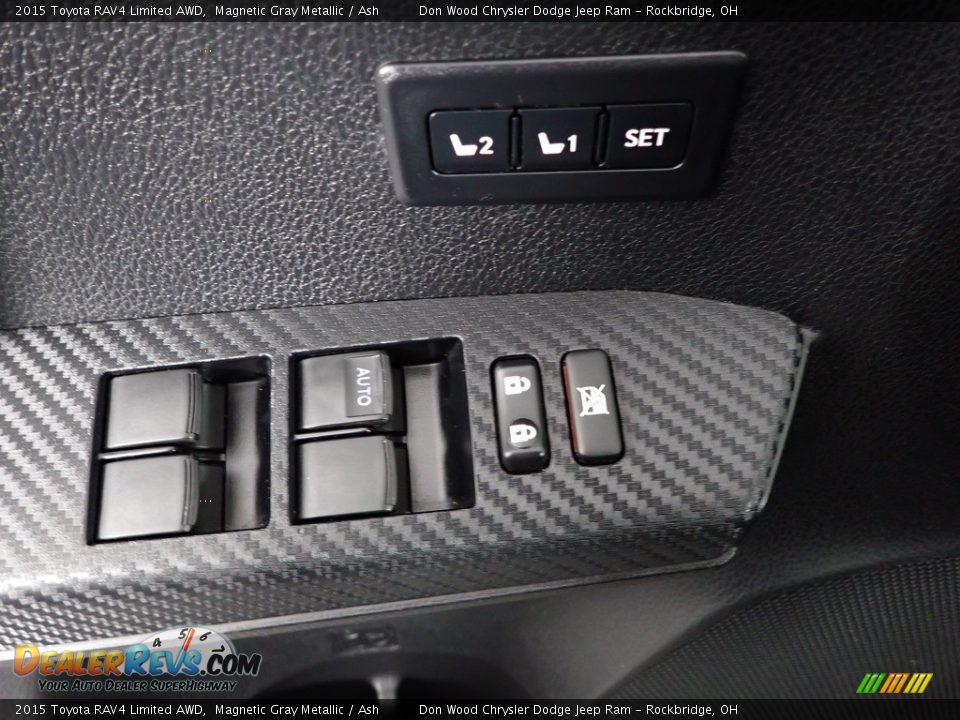 2015 Toyota RAV4 Limited AWD Magnetic Gray Metallic / Ash Photo #13