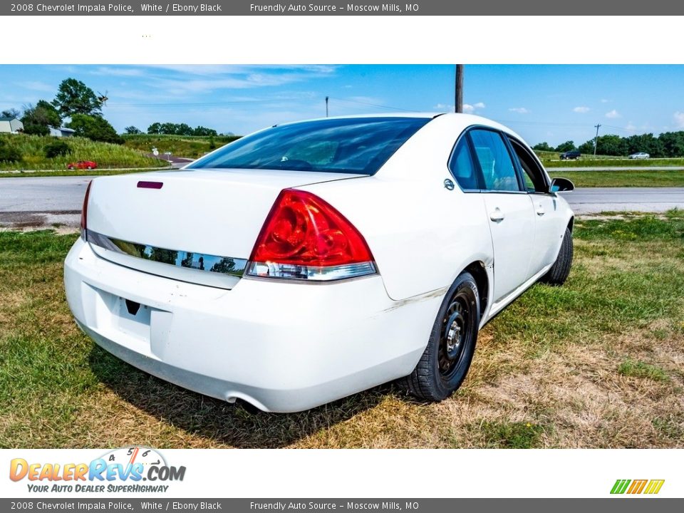 2008 Chevrolet Impala Police White / Ebony Black Photo #6