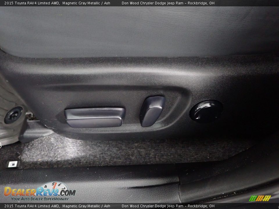 2015 Toyota RAV4 Limited AWD Magnetic Gray Metallic / Ash Photo #14