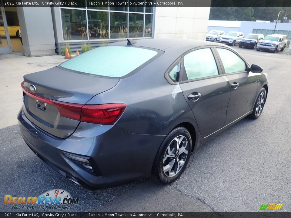 2021 Kia Forte LXS Gravity Gray / Black Photo #2