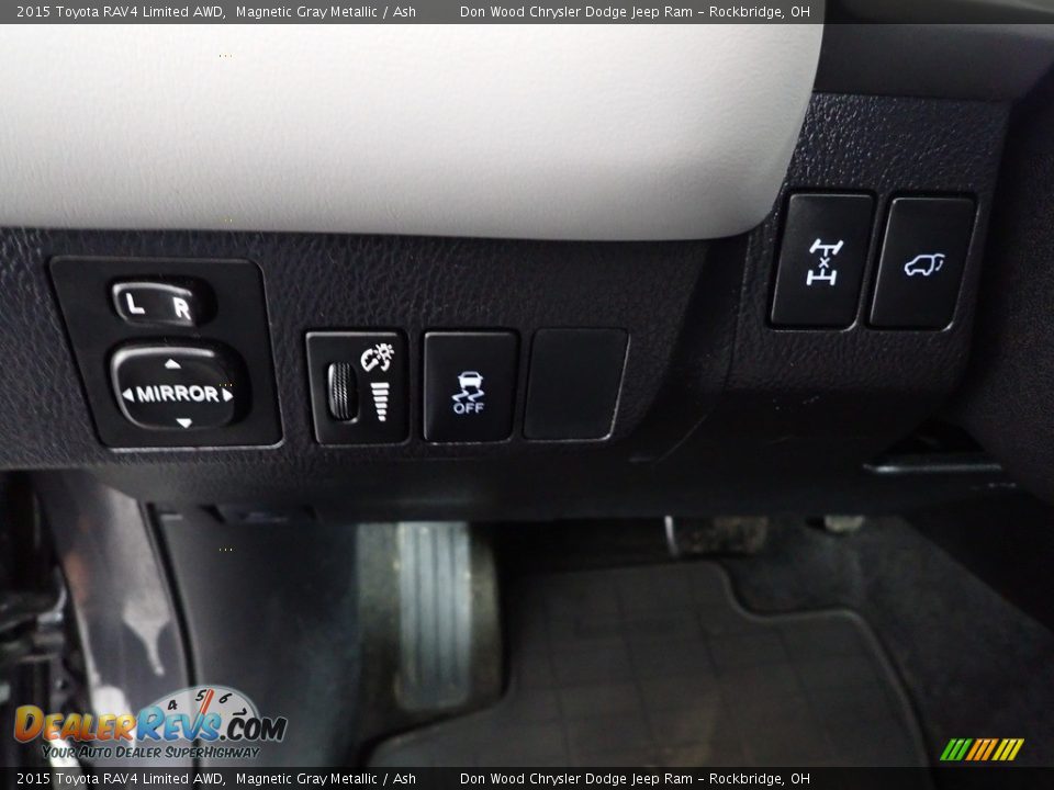 2015 Toyota RAV4 Limited AWD Magnetic Gray Metallic / Ash Photo #16