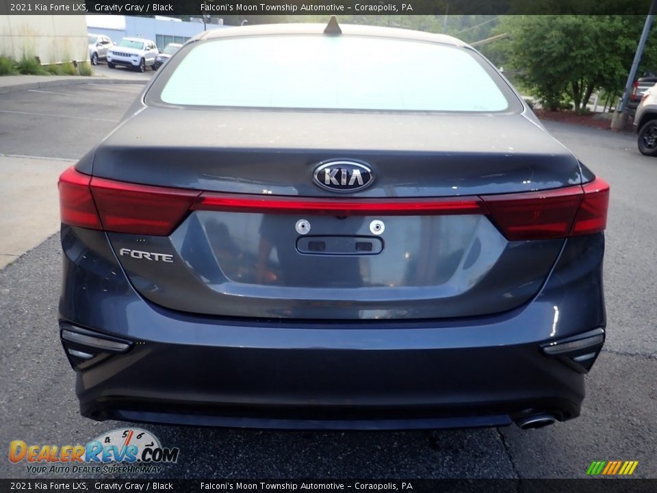 2021 Kia Forte LXS Gravity Gray / Black Photo #3