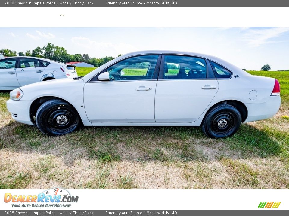 White 2008 Chevrolet Impala Police Photo #9