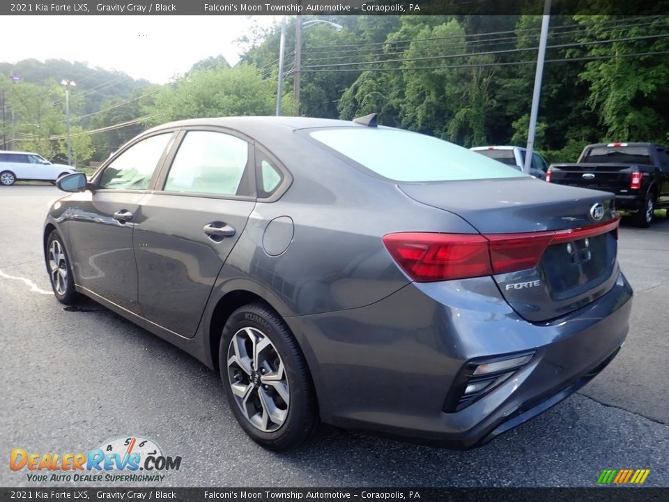 2021 Kia Forte LXS Gravity Gray / Black Photo #4