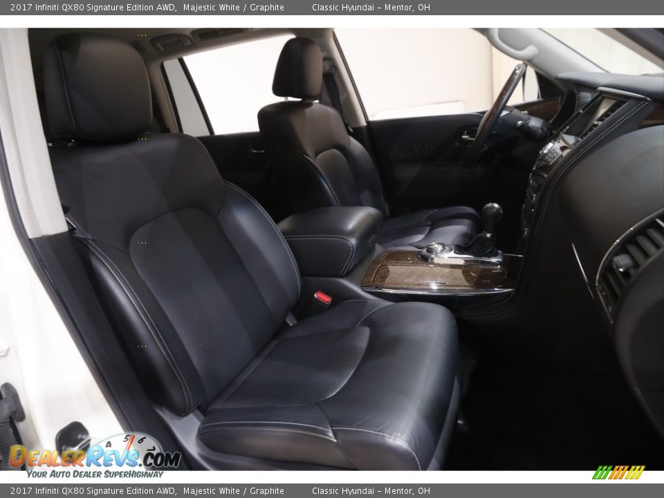 Front Seat of 2017 Infiniti QX80 Signature Edition AWD Photo #18