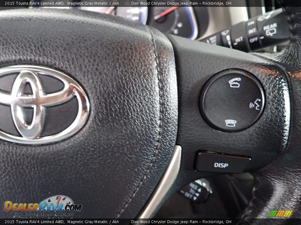 2015 Toyota RAV4 Limited AWD Magnetic Gray Metallic / Ash Photo #18