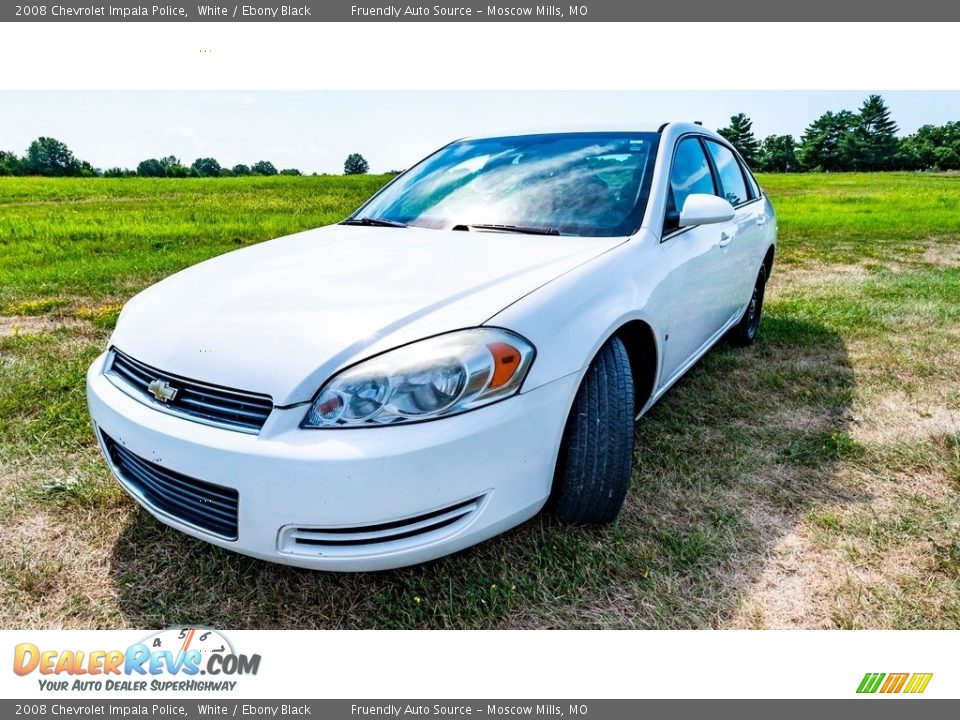 White 2008 Chevrolet Impala Police Photo #10