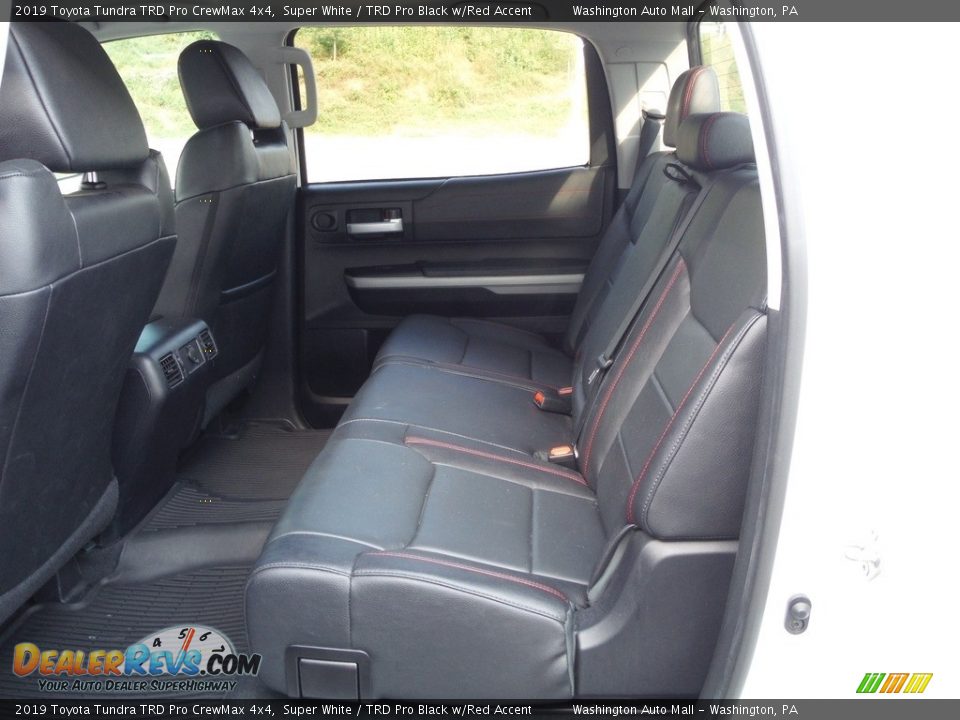 Rear Seat of 2019 Toyota Tundra TRD Pro CrewMax 4x4 Photo #36