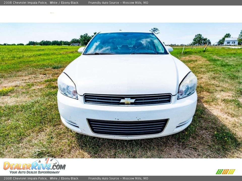 2008 Chevrolet Impala Police White / Ebony Black Photo #11