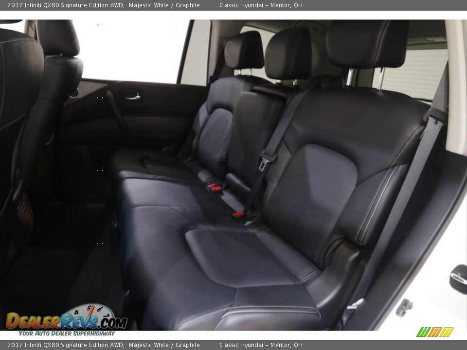 Rear Seat of 2017 Infiniti QX80 Signature Edition AWD Photo #20