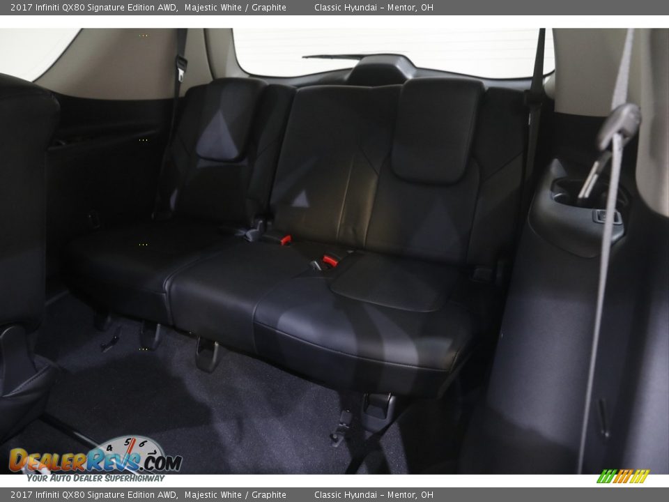 Rear Seat of 2017 Infiniti QX80 Signature Edition AWD Photo #21