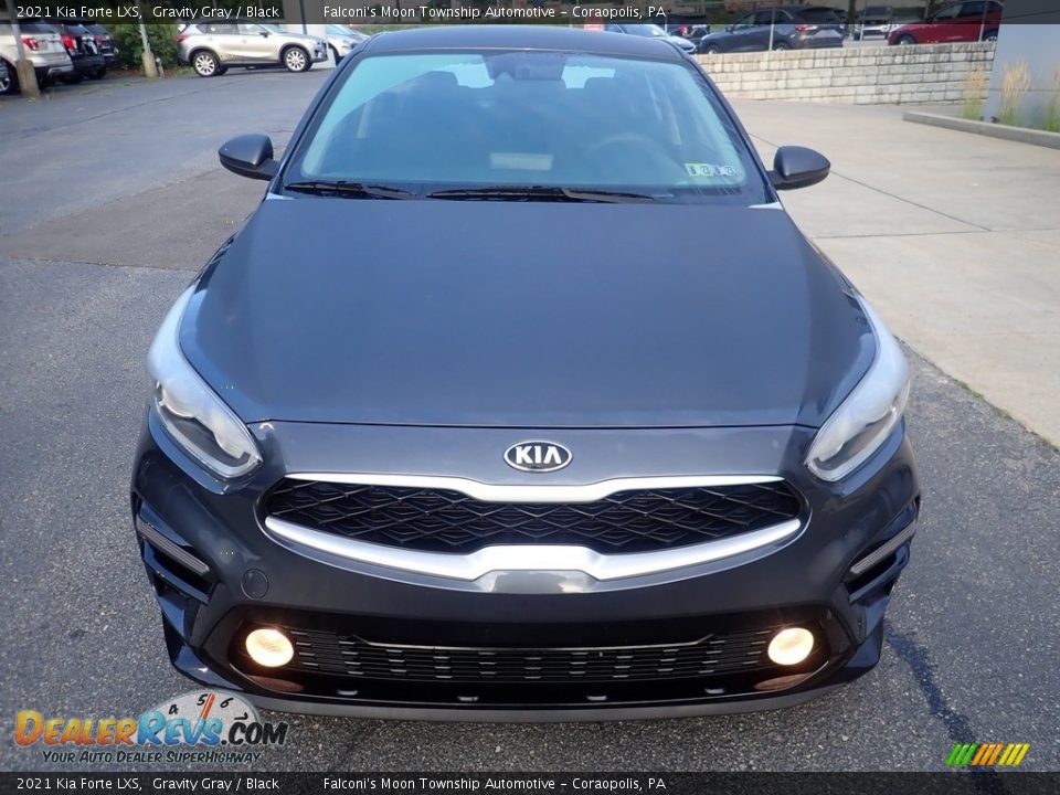 2021 Kia Forte LXS Gravity Gray / Black Photo #7