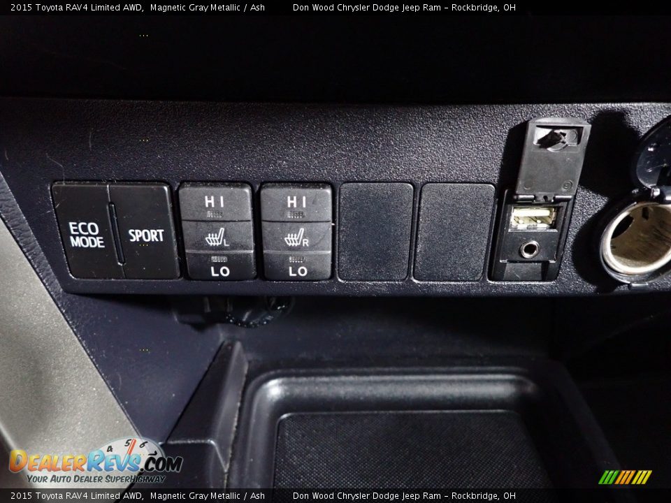 2015 Toyota RAV4 Limited AWD Magnetic Gray Metallic / Ash Photo #21