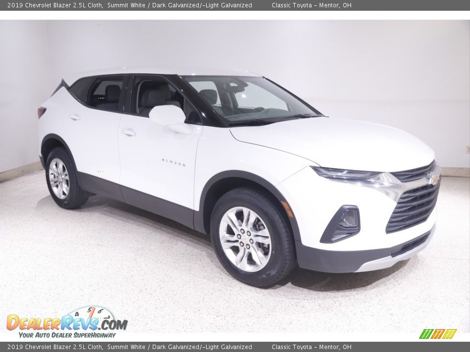 2019 Chevrolet Blazer 2.5L Cloth Summit White / Dark Galvanized/­Light Galvanized Photo #1