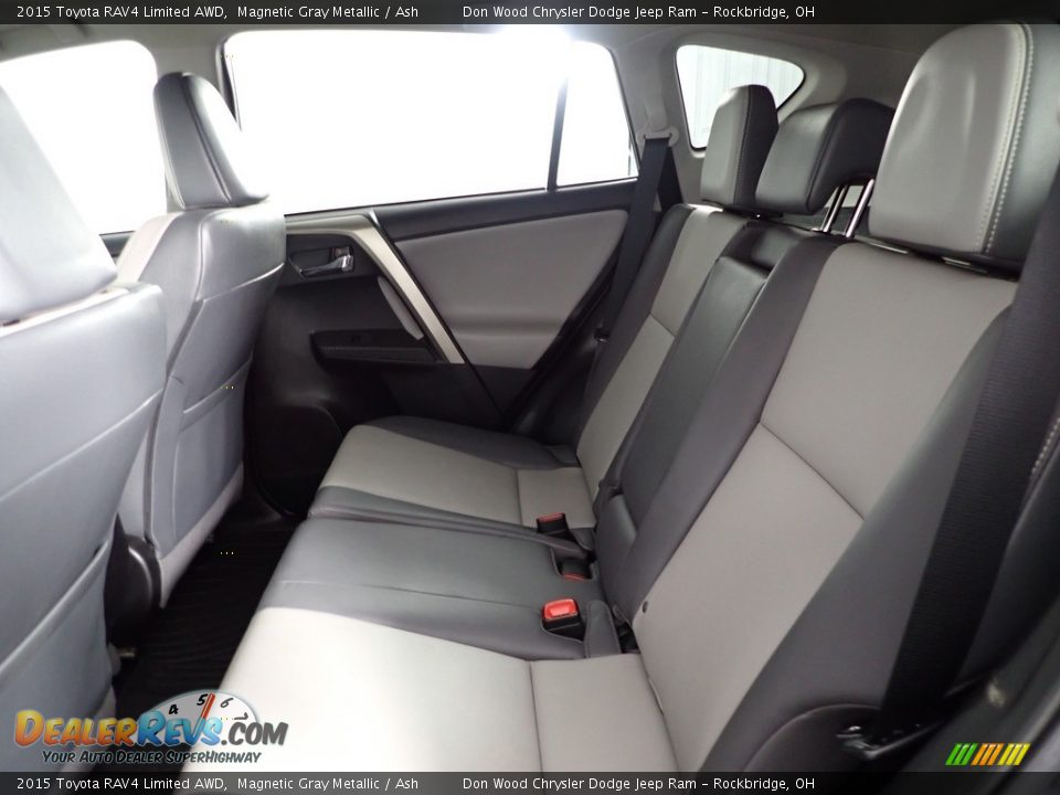 2015 Toyota RAV4 Limited AWD Magnetic Gray Metallic / Ash Photo #25