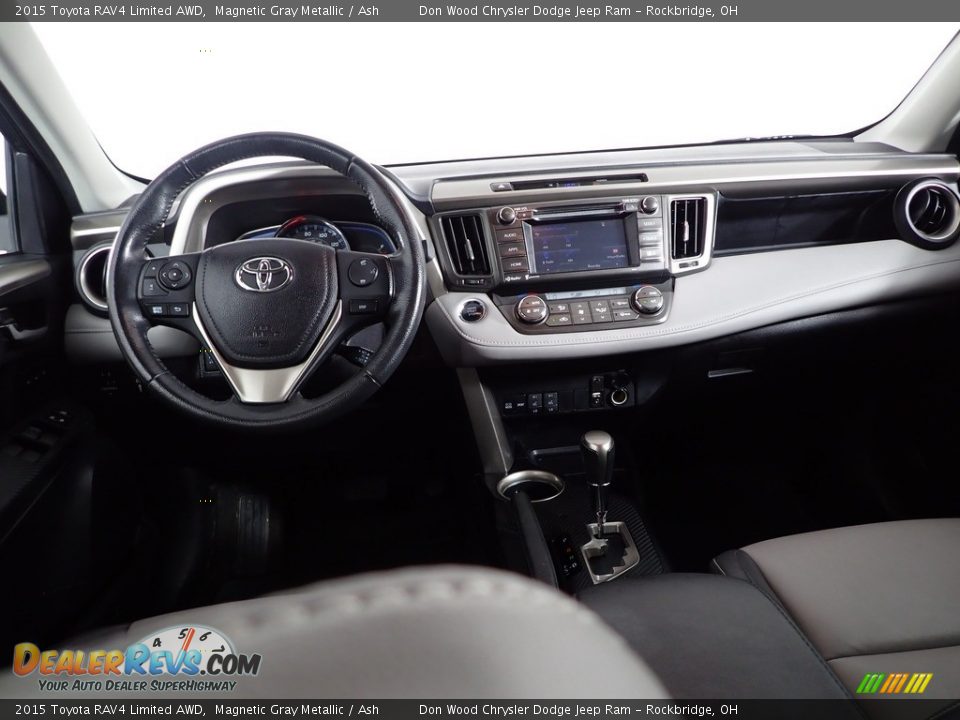 2015 Toyota RAV4 Limited AWD Magnetic Gray Metallic / Ash Photo #26