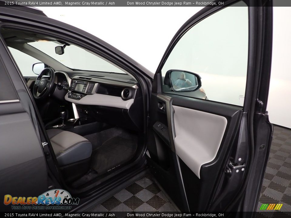 2015 Toyota RAV4 Limited AWD Magnetic Gray Metallic / Ash Photo #27