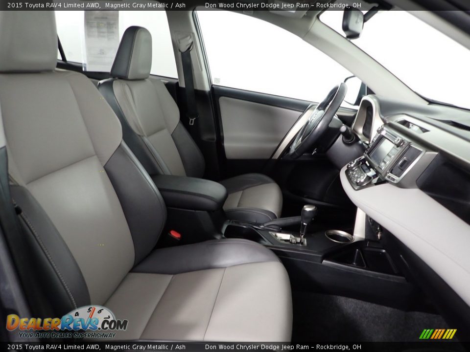 2015 Toyota RAV4 Limited AWD Magnetic Gray Metallic / Ash Photo #28