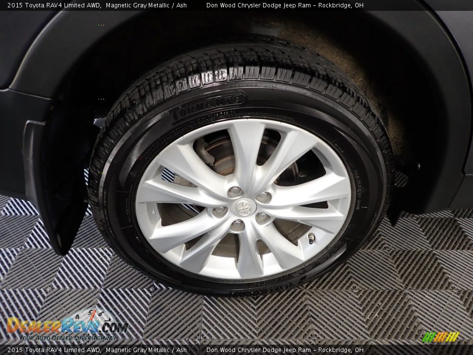 2015 Toyota RAV4 Limited AWD Magnetic Gray Metallic / Ash Photo #31