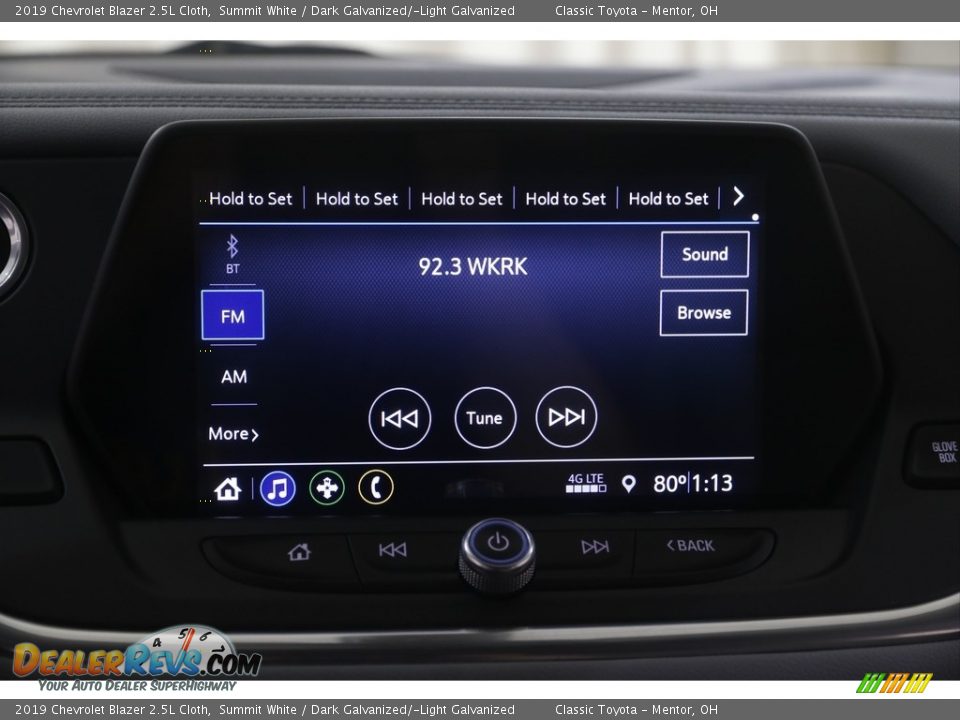 2019 Chevrolet Blazer 2.5L Cloth Summit White / Dark Galvanized/­Light Galvanized Photo #10