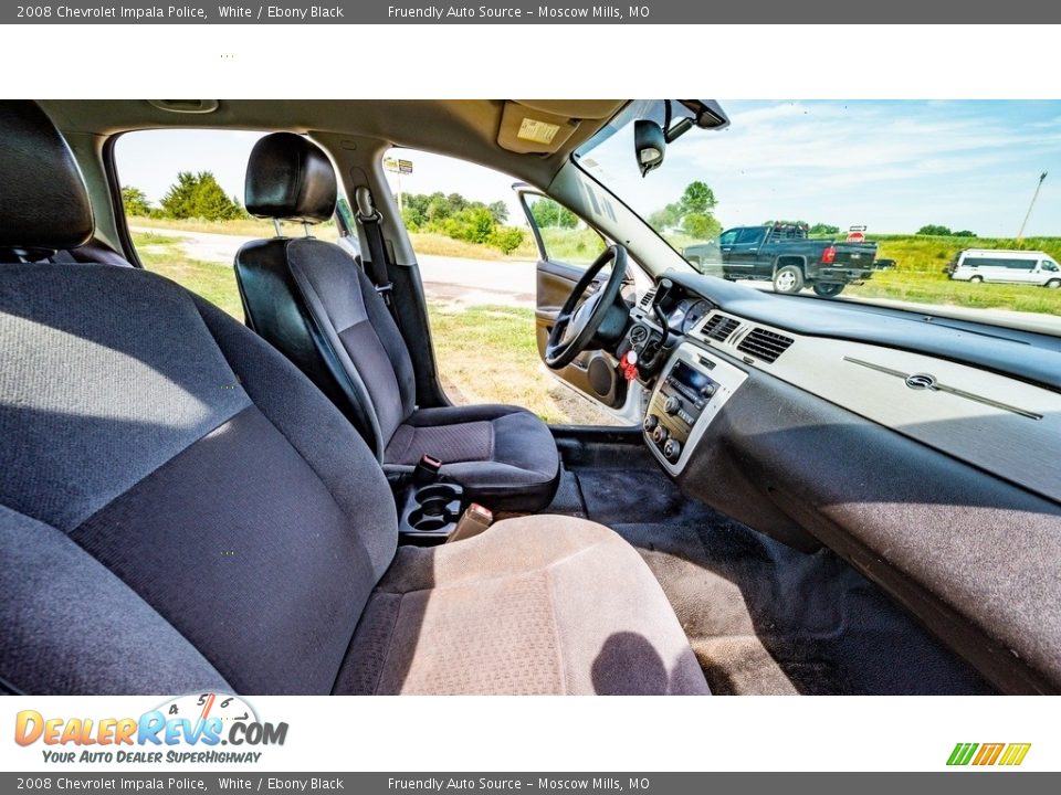 2008 Chevrolet Impala Police White / Ebony Black Photo #29