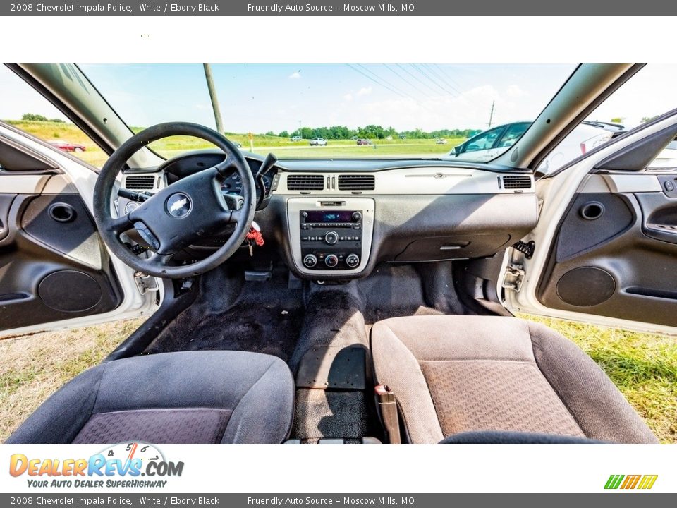 2008 Chevrolet Impala Police White / Ebony Black Photo #31