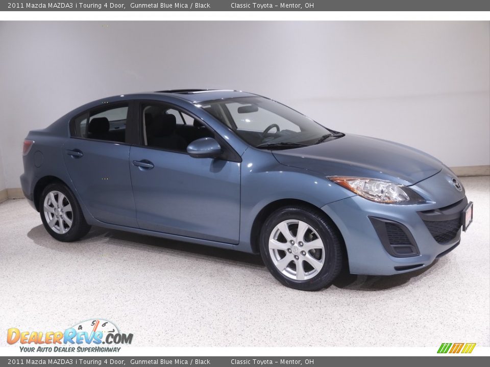 2011 Mazda MAZDA3 i Touring 4 Door Gunmetal Blue Mica / Black Photo #1