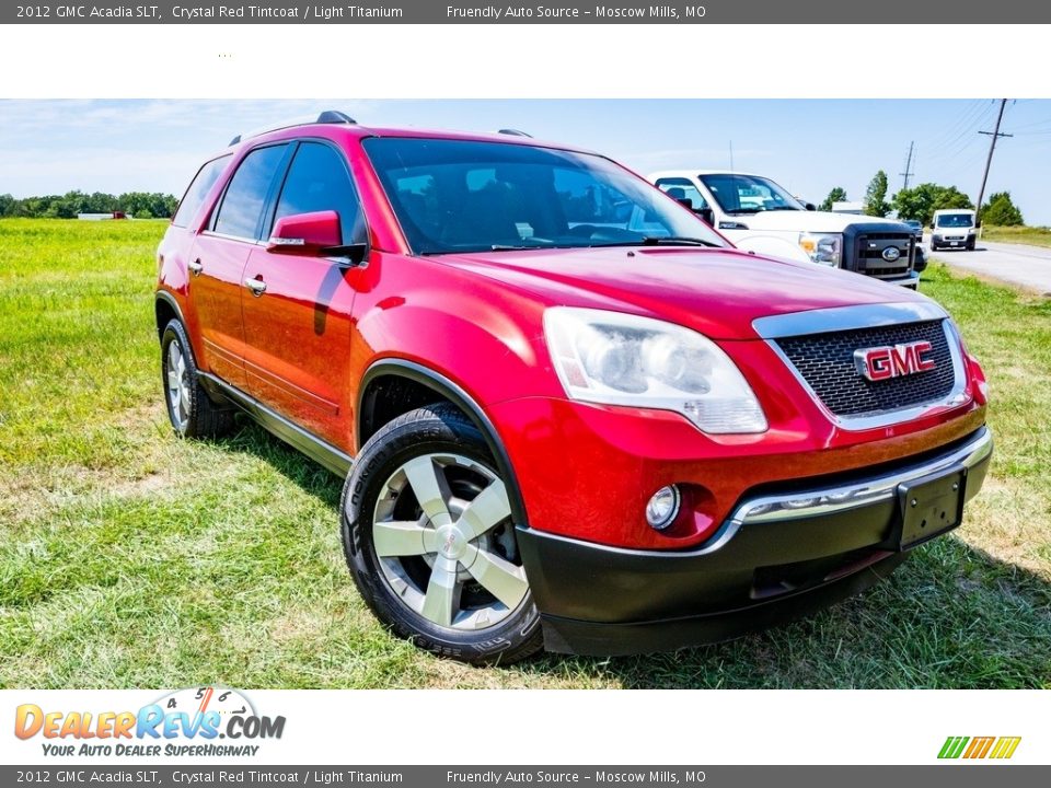 2012 GMC Acadia SLT Crystal Red Tintcoat / Light Titanium Photo #1