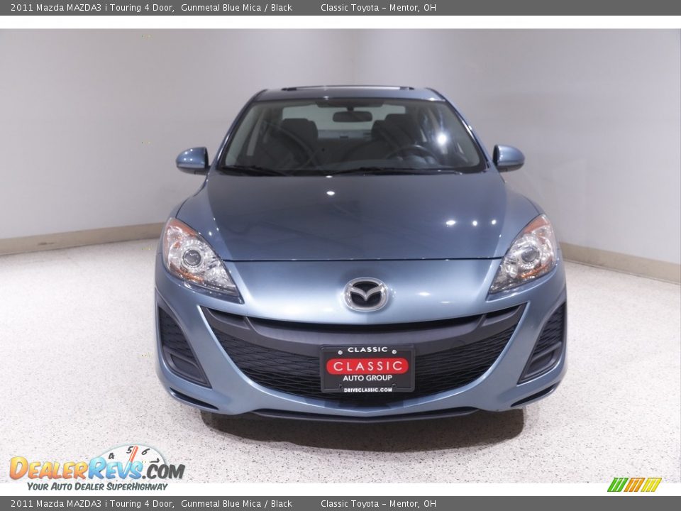 2011 Mazda MAZDA3 i Touring 4 Door Gunmetal Blue Mica / Black Photo #2
