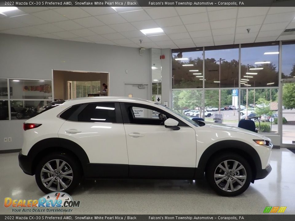 2022 Mazda CX-30 S Preferred AWD Snowflake White Pearl Mica / Black Photo #1