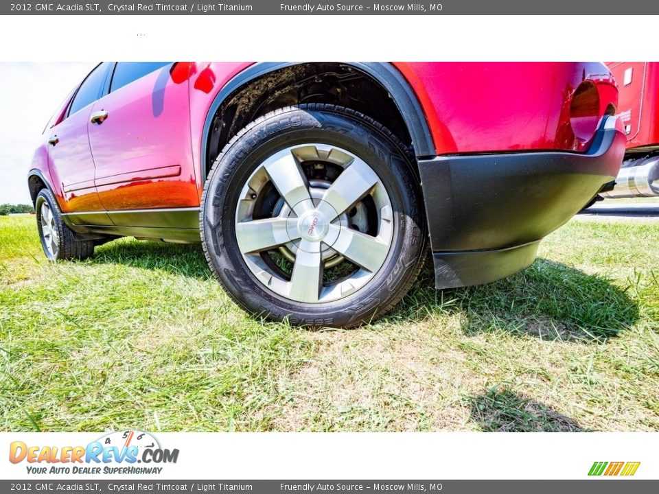 2012 GMC Acadia SLT Crystal Red Tintcoat / Light Titanium Photo #2