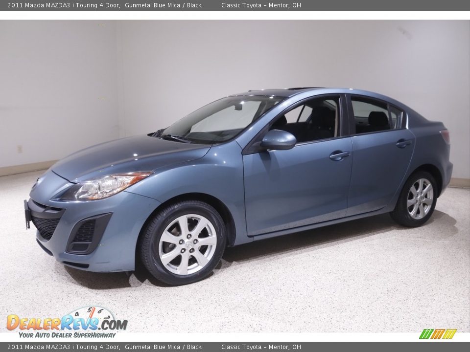 2011 Mazda MAZDA3 i Touring 4 Door Gunmetal Blue Mica / Black Photo #3