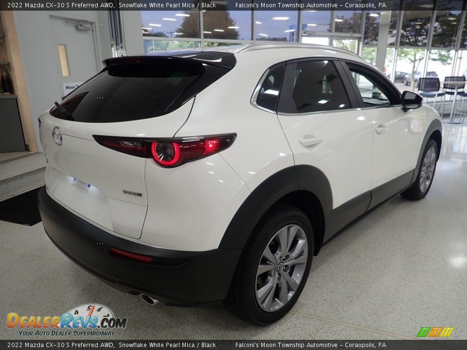 2022 Mazda CX-30 S Preferred AWD Snowflake White Pearl Mica / Black Photo #2