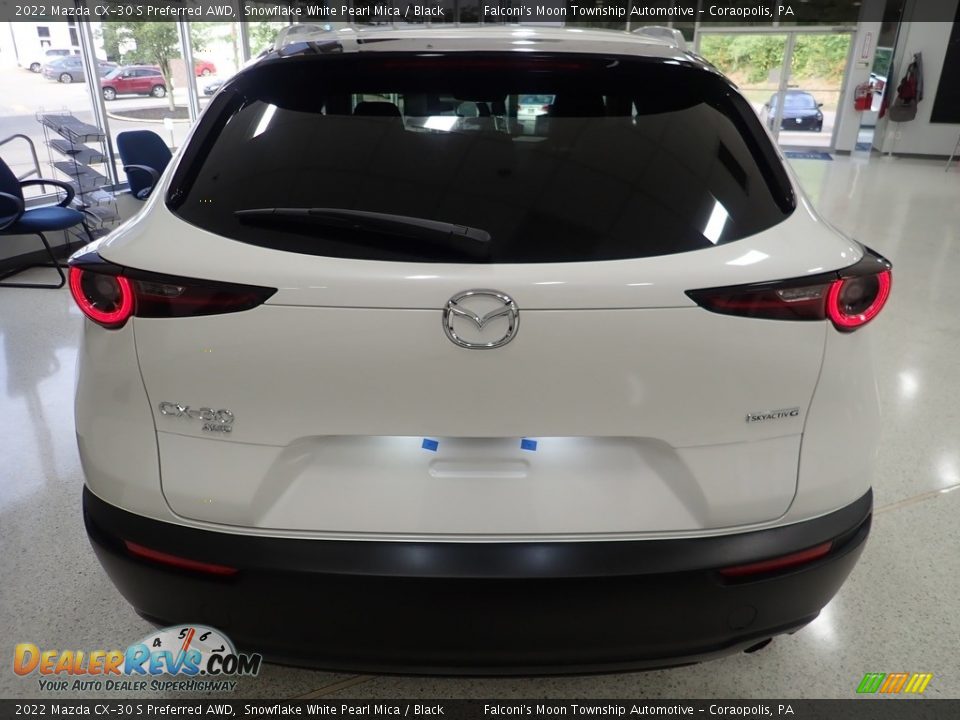 2022 Mazda CX-30 S Preferred AWD Snowflake White Pearl Mica / Black Photo #3