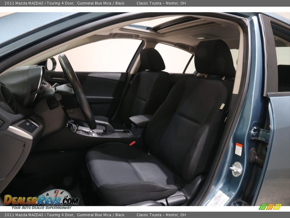 2011 Mazda MAZDA3 i Touring 4 Door Gunmetal Blue Mica / Black Photo #5