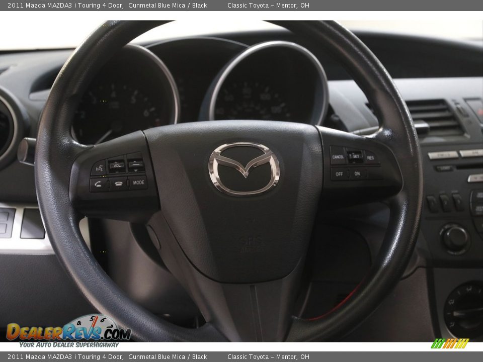 2011 Mazda MAZDA3 i Touring 4 Door Gunmetal Blue Mica / Black Photo #7