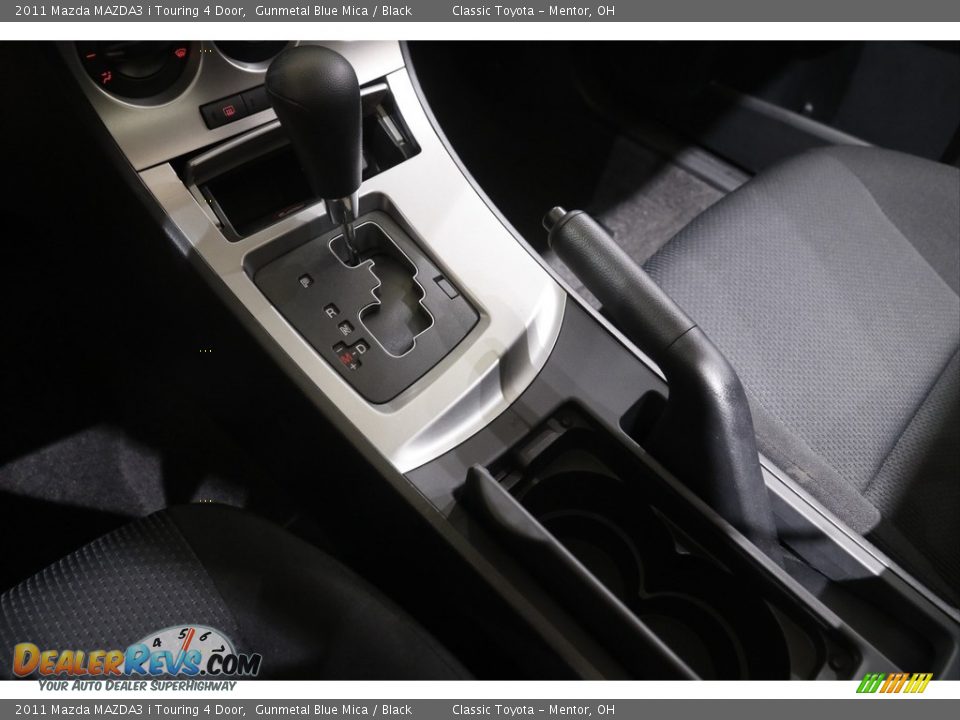 2011 Mazda MAZDA3 i Touring 4 Door Gunmetal Blue Mica / Black Photo #14