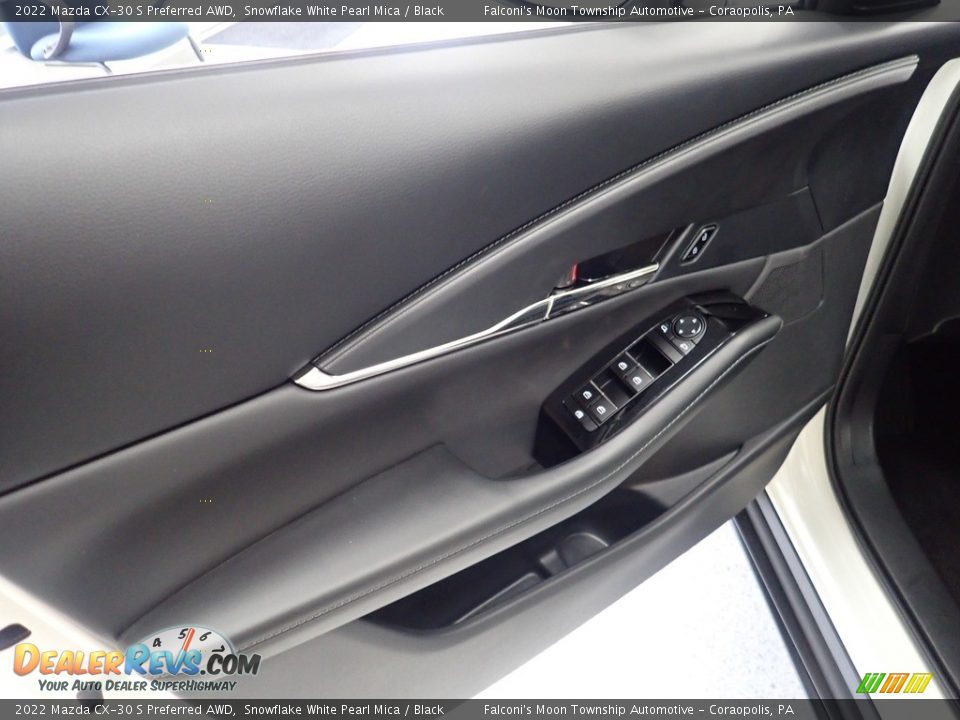 2022 Mazda CX-30 S Preferred AWD Snowflake White Pearl Mica / Black Photo #13