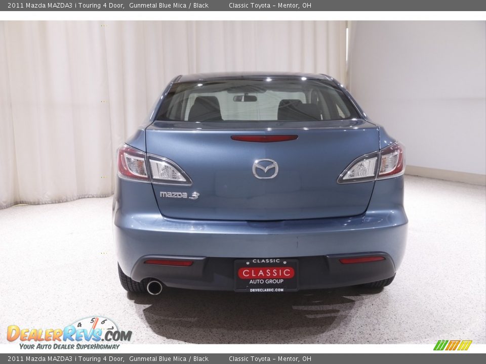 2011 Mazda MAZDA3 i Touring 4 Door Gunmetal Blue Mica / Black Photo #18