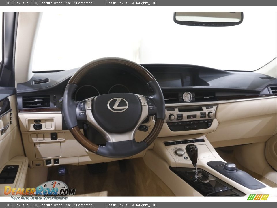 2013 Lexus ES 350 Starfire White Pearl / Parchment Photo #6