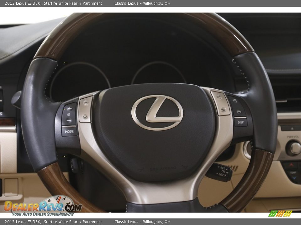 2013 Lexus ES 350 Starfire White Pearl / Parchment Photo #7