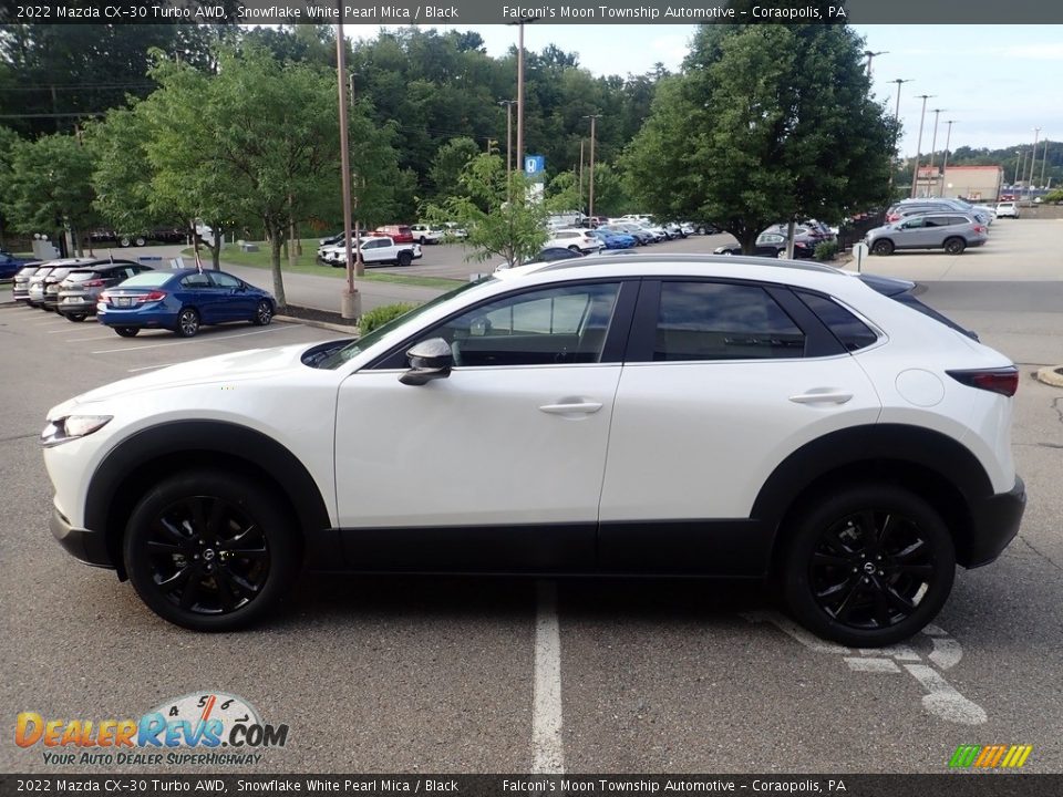 2022 Mazda CX-30 Turbo AWD Snowflake White Pearl Mica / Black Photo #6