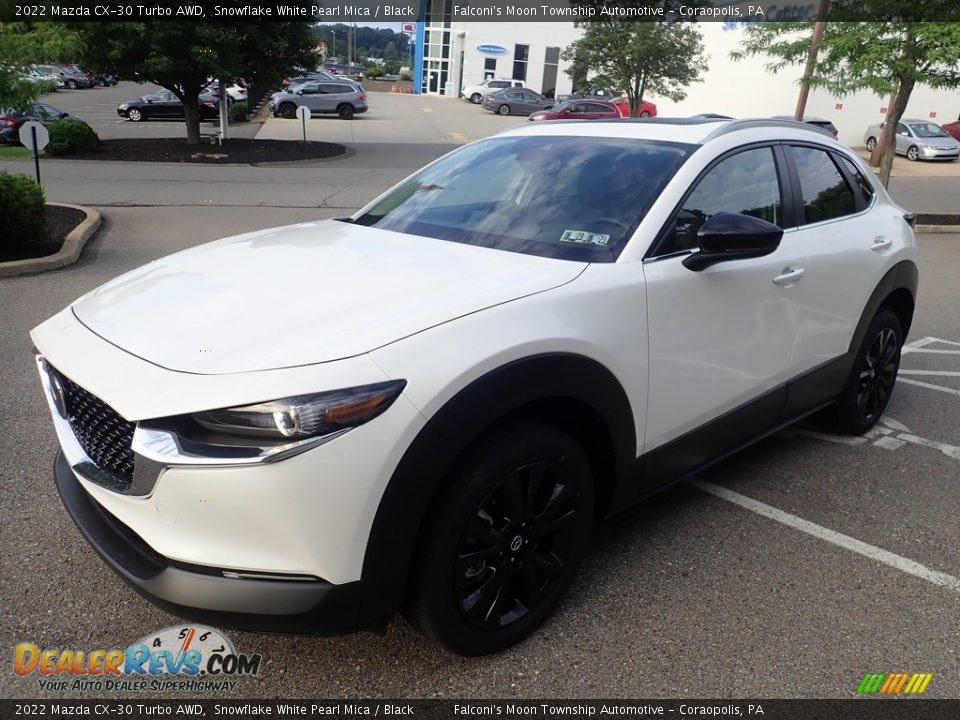 2022 Mazda CX-30 Turbo AWD Snowflake White Pearl Mica / Black Photo #7