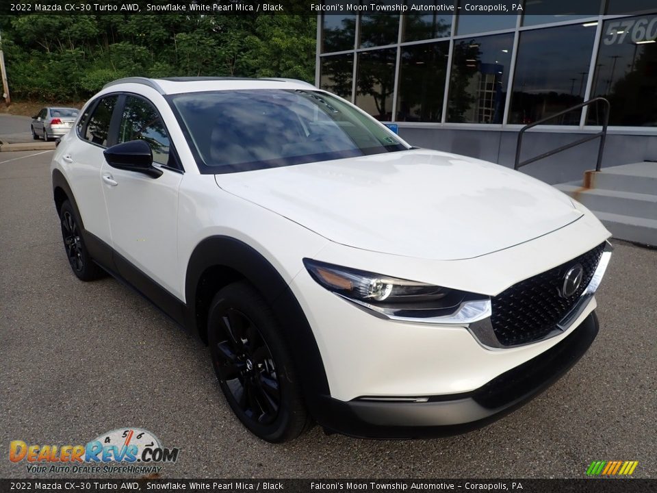 2022 Mazda CX-30 Turbo AWD Snowflake White Pearl Mica / Black Photo #9