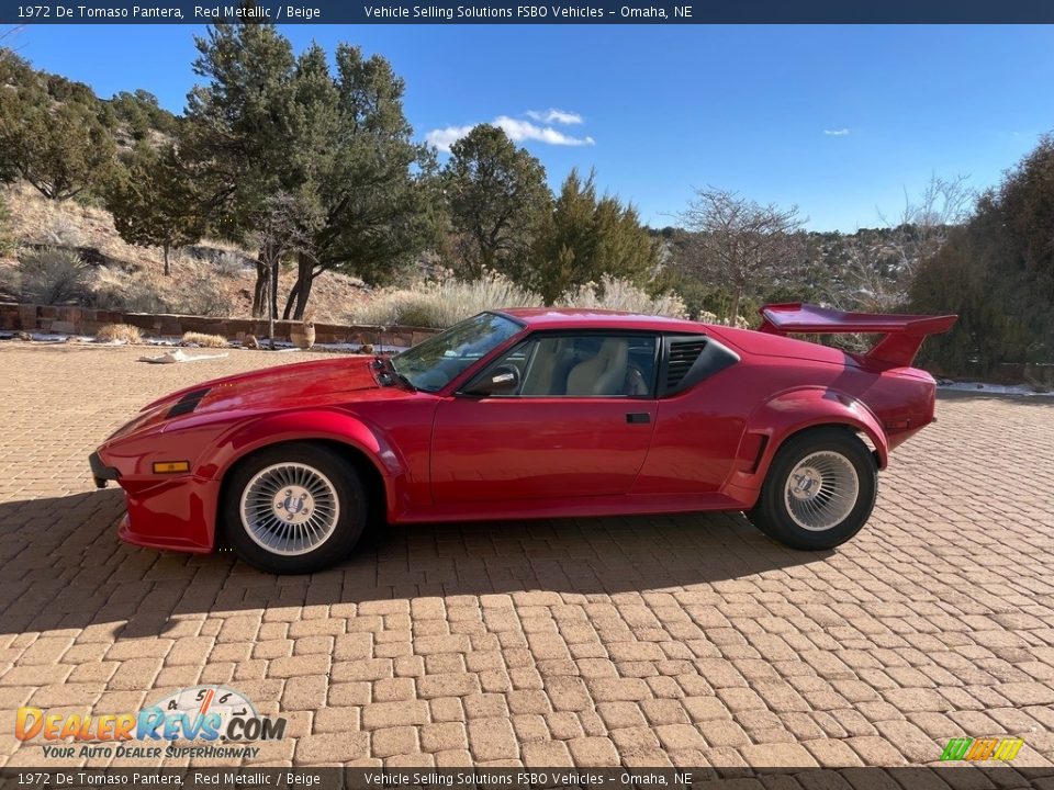 Red Metallic 1972 De Tomaso Pantera  Photo #1