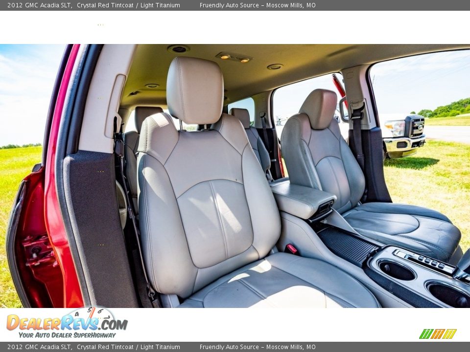 2012 GMC Acadia SLT Crystal Red Tintcoat / Light Titanium Photo #30