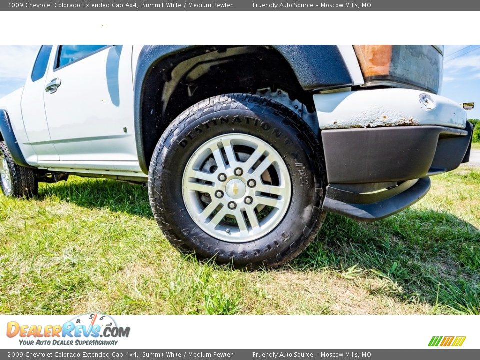 2009 Chevrolet Colorado Extended Cab 4x4 Summit White / Medium Pewter Photo #2