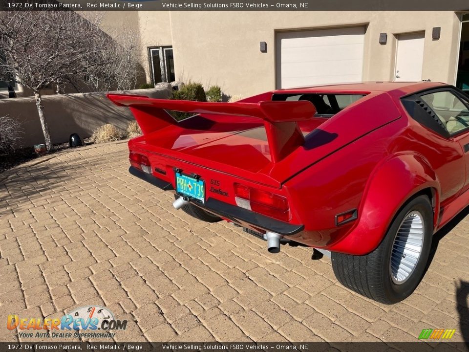 1972 DeTomaso Pantera GTS 2 Stage Red Metallic / Tan Photo #11