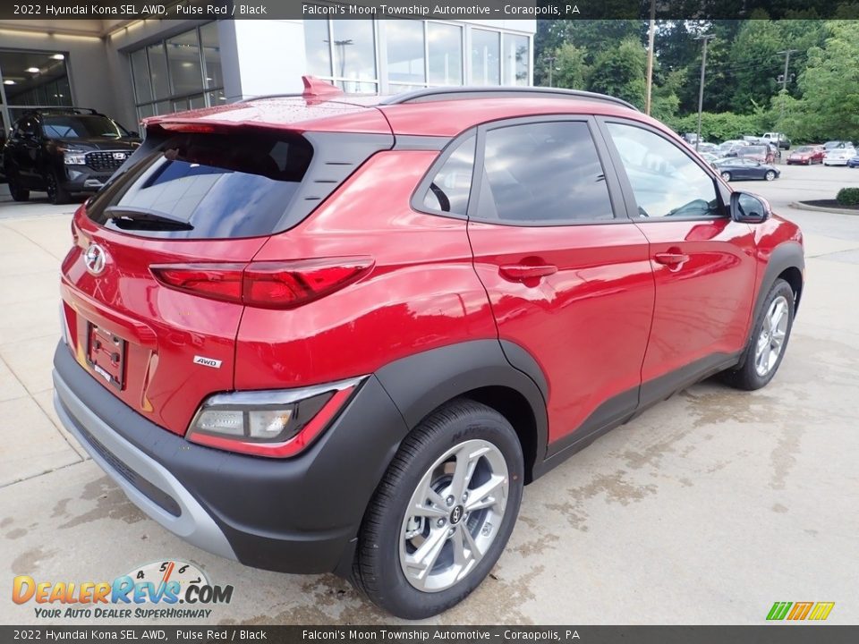 2022 Hyundai Kona SEL AWD Pulse Red / Black Photo #2