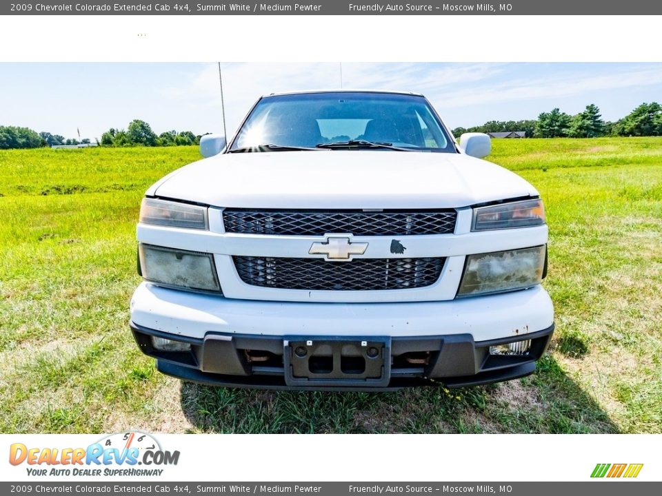 2009 Chevrolet Colorado Extended Cab 4x4 Summit White / Medium Pewter Photo #9